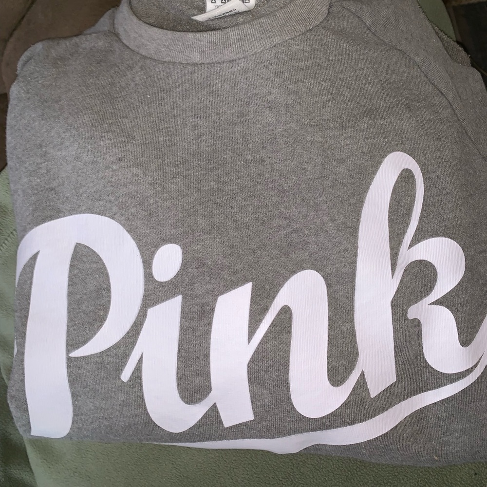 💕Traded💕 LG Pink cropped sweatshirt